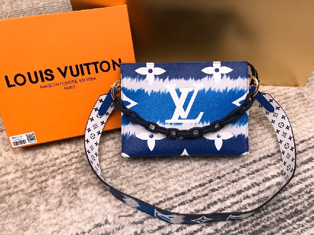 Louis Vuitton LV Monogram TOILET POUCH XL M68137 Blue